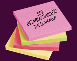 Sin establecimiento de llamada