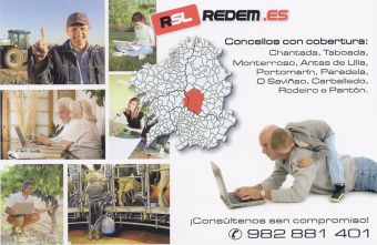 Redem. Telecomunicaciones. Internet para todos. Cobertura.
